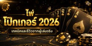 ไพ่ โป๊กเกอร์ เทคนิคและรีวิวจากผู้เล่นจริง